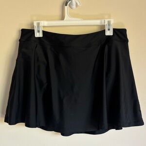 Baleaf Women's High Waisted Swim Skirt with Side Pocket Size XL Bkack